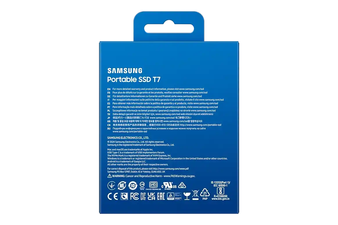 Samsung T7 4TB External SSD - Gray 9