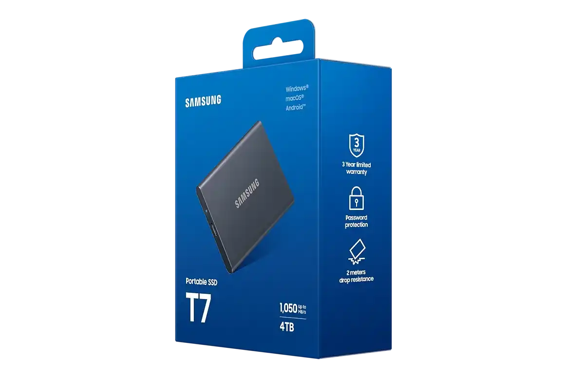 Samsung T7 4TB External SSD - Gray 11