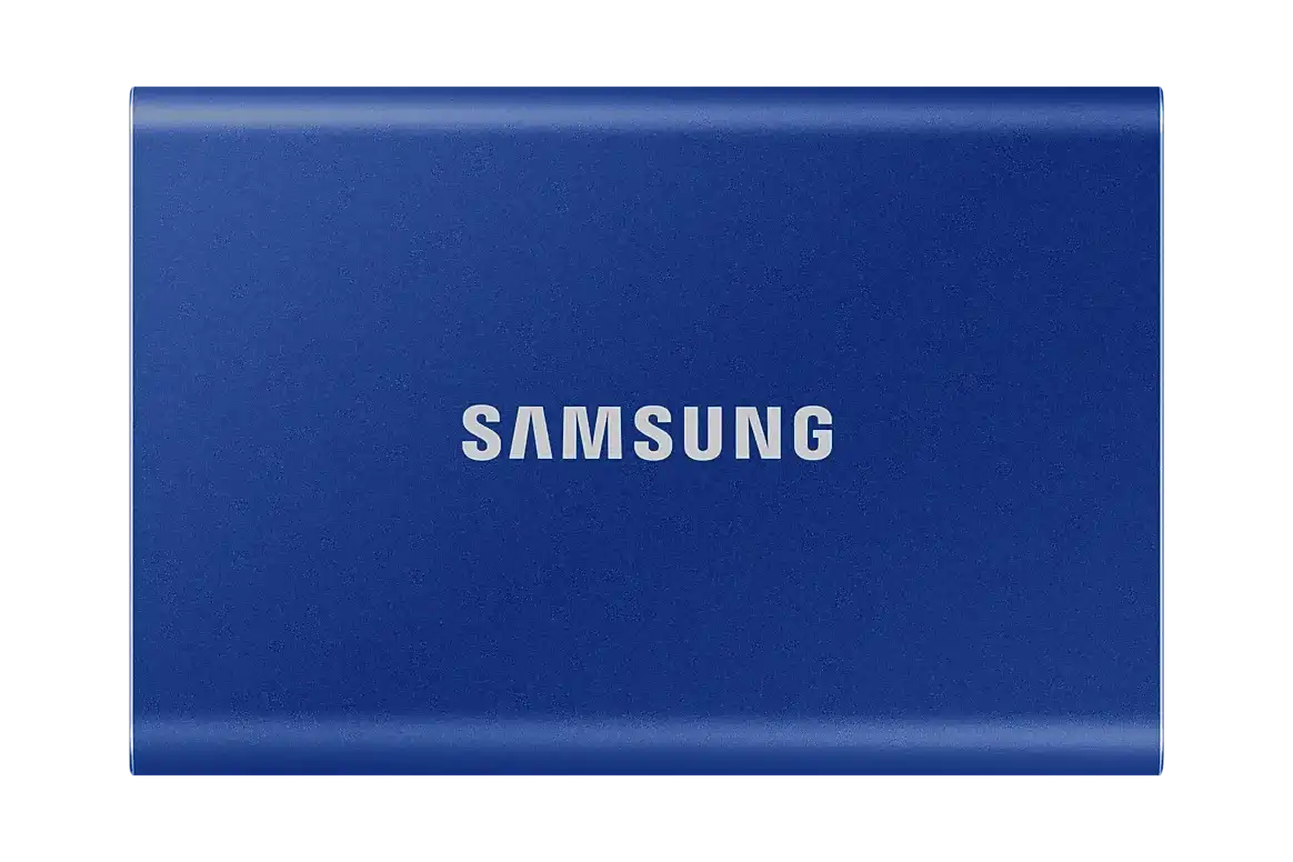 Samsung T7 500GB External SSD - Indigo Blue