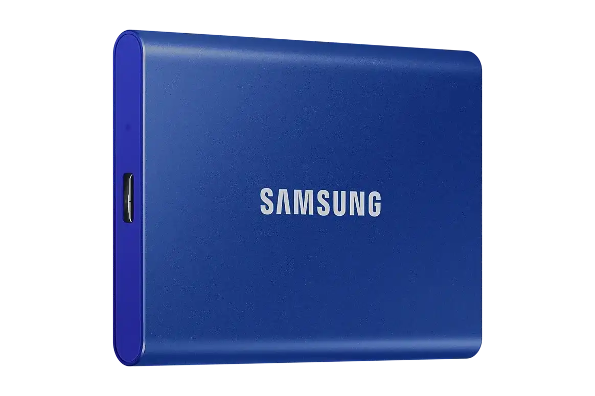 Samsung T7 500GB External SSD - Indigo Blue 2