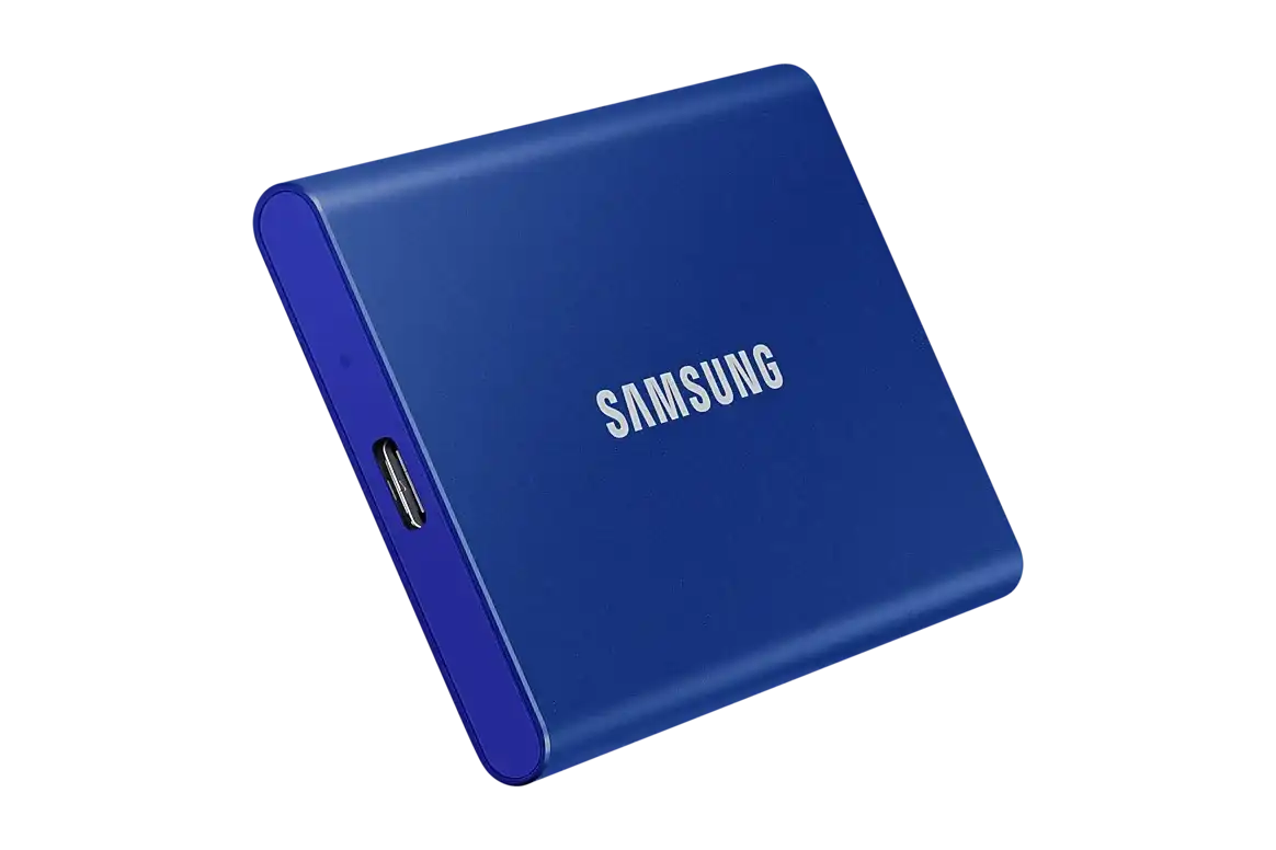 Samsung T7 500GB External SSD - Indigo Blue 7