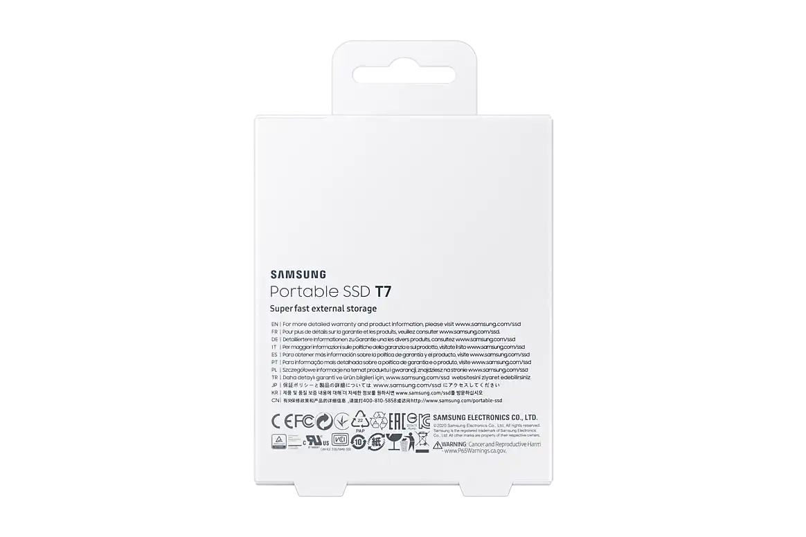 Samsung T7 500GB External SSD - Titan Grey 9