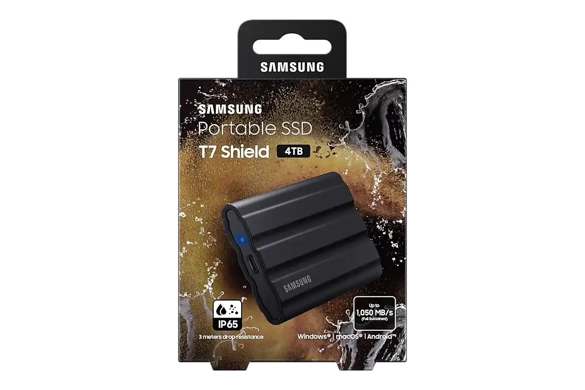 Samsung T7 Shield 4TB External SSD - Black 8