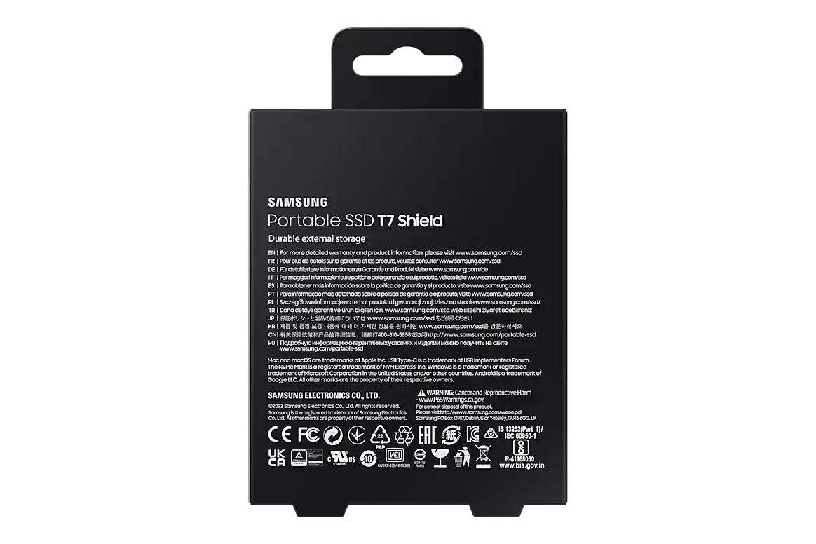 Samsung T7 Shield 4TB External SSD - Black 9