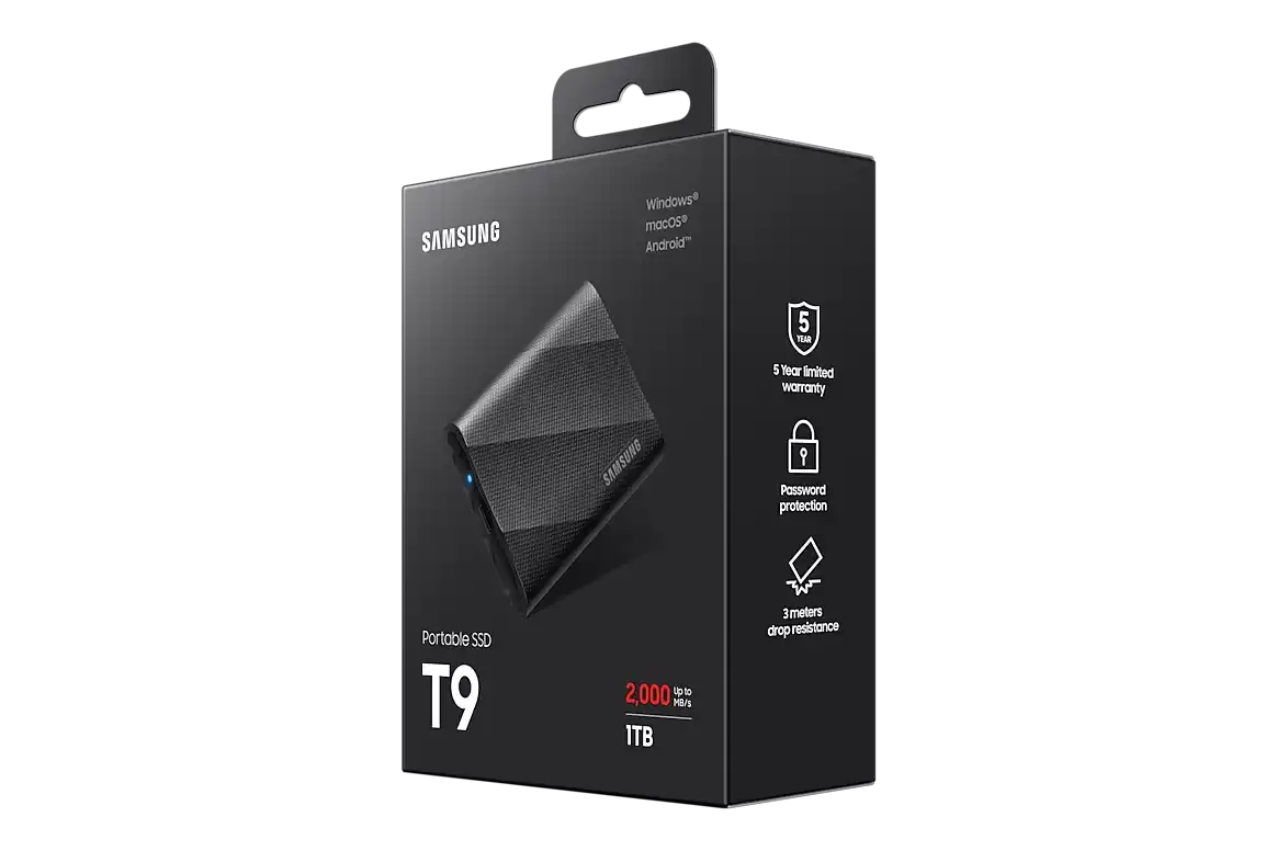 Samsung T9 1TB External SSD - Black 11