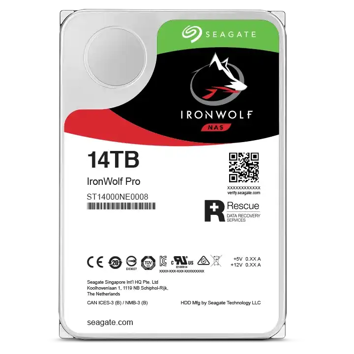 Seagate IronWolf Pro 14TB NAS Hard Drive 4