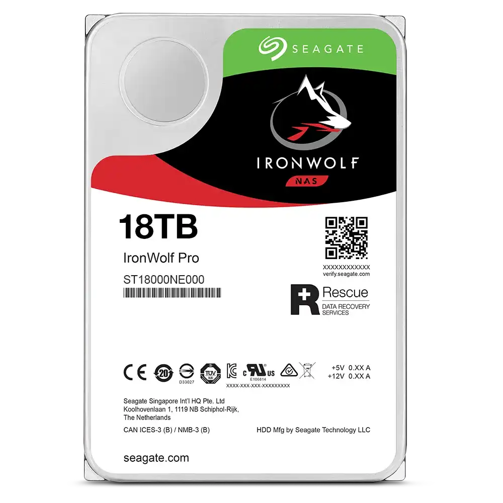 Seagate IronWolf Pro 18TB NAS Hard Drive 4