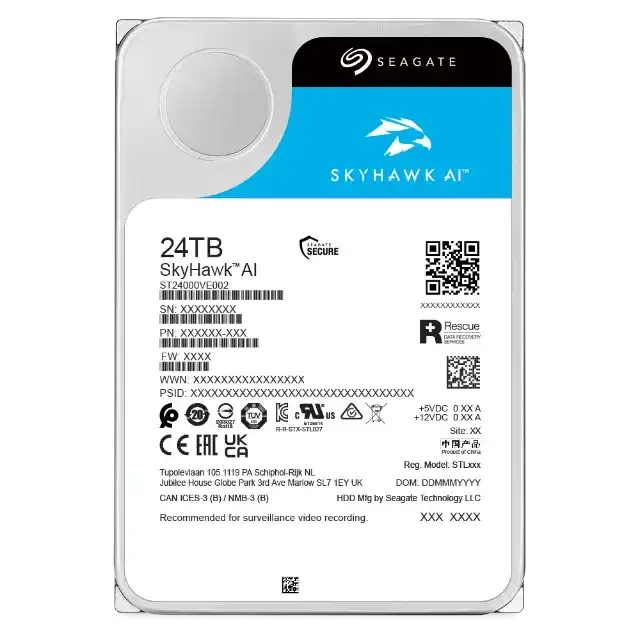 Seagate SkyHawk AI 24TB Surveillance Hard Drive 2