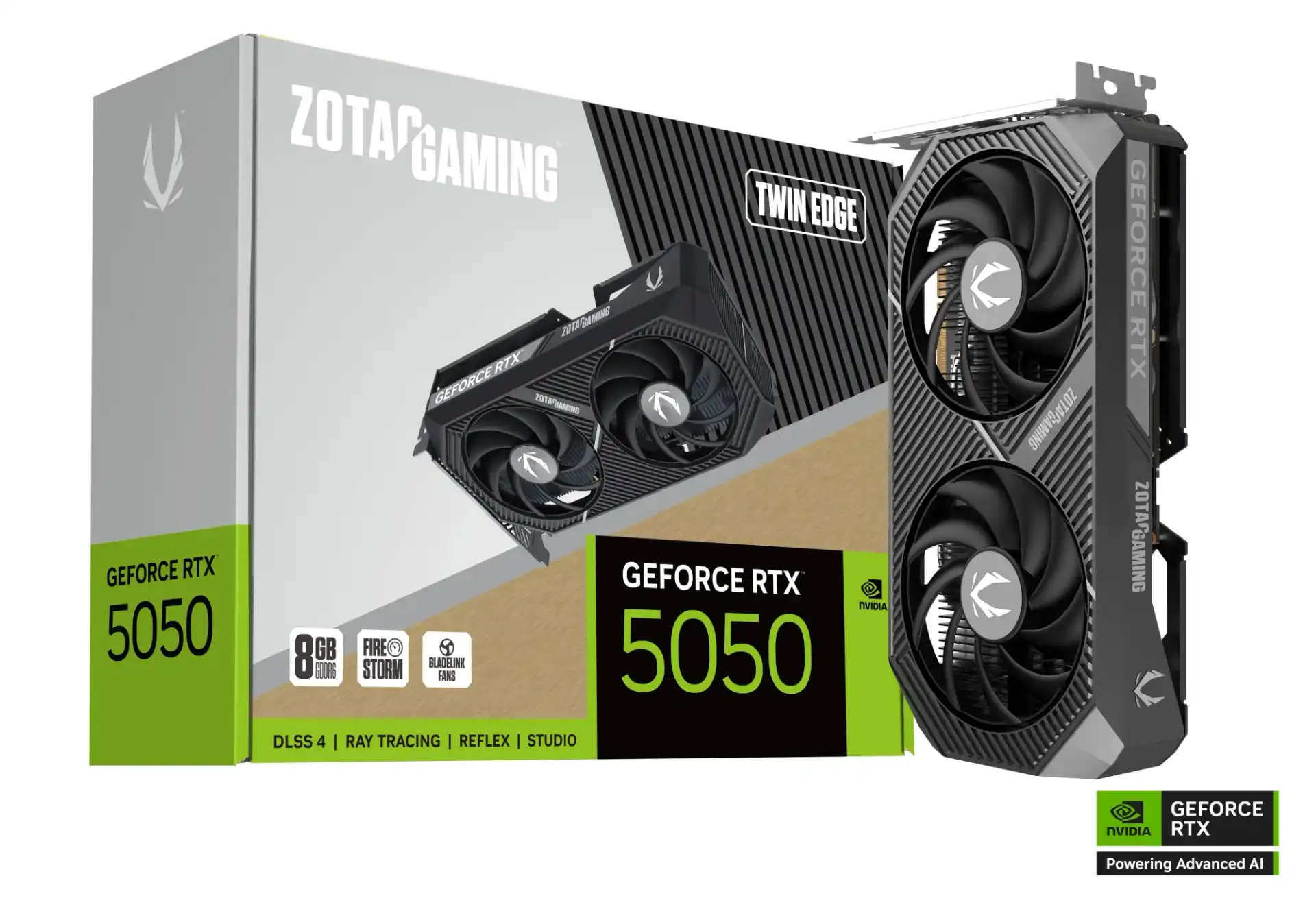 ZOTAC GAMING GeForce RTX 5050 8GB GDDR6 Twin Edge Graphics Card