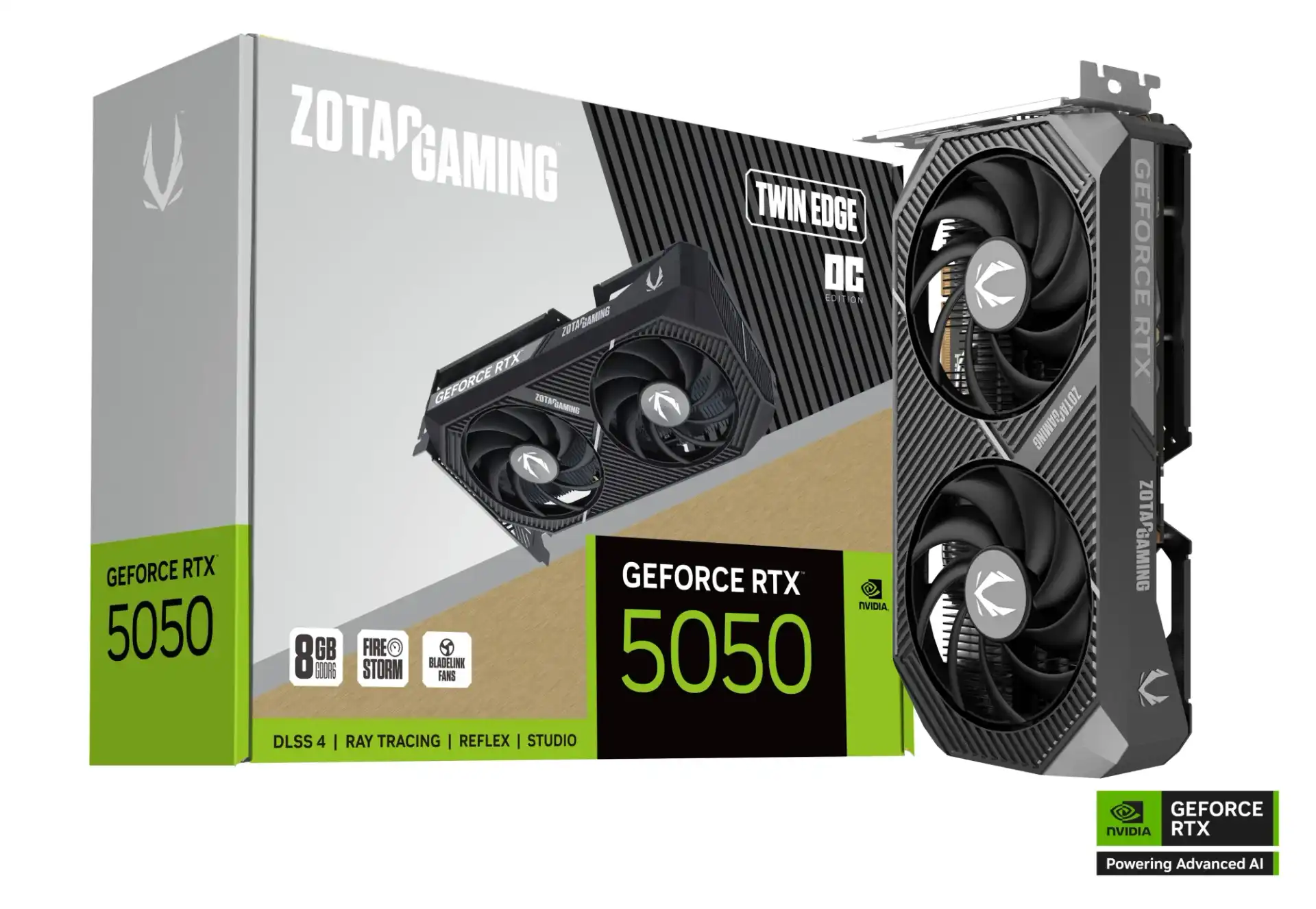 ZOTAC GAMING GeForce RTX 5050 8GB GDDR6 Twin Edge OC Graphics Card