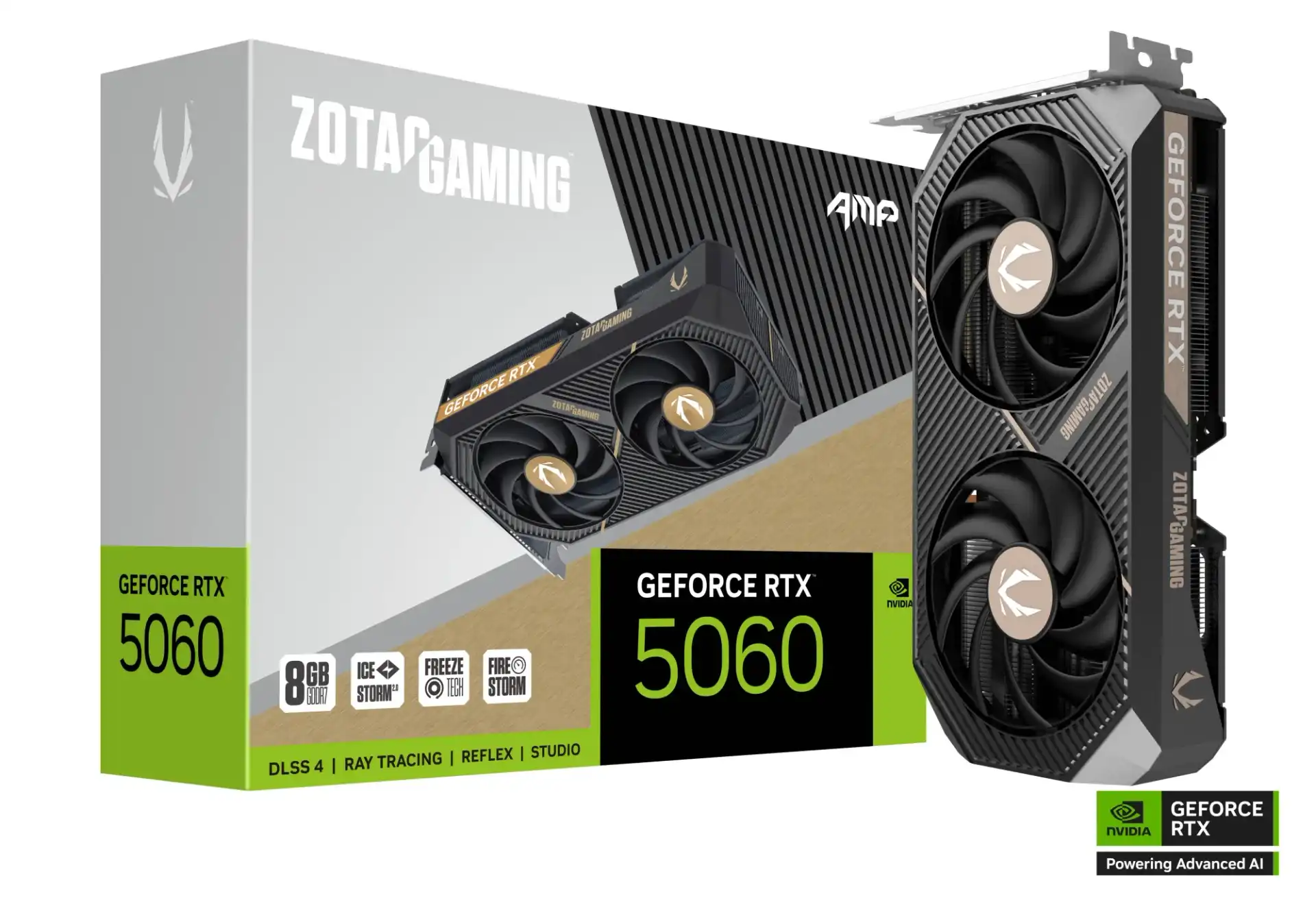 ZOTAC GAMING GeForce RTX 5060 8GB GDDR7 AMP Graphics Card