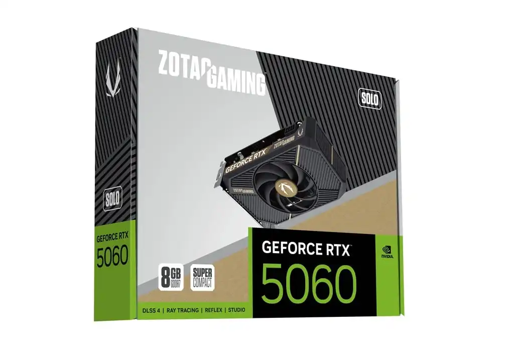 ZOTAC GAMING GeForce RTX 5060 8GB GDDR7 SOLO Graphics Card 6