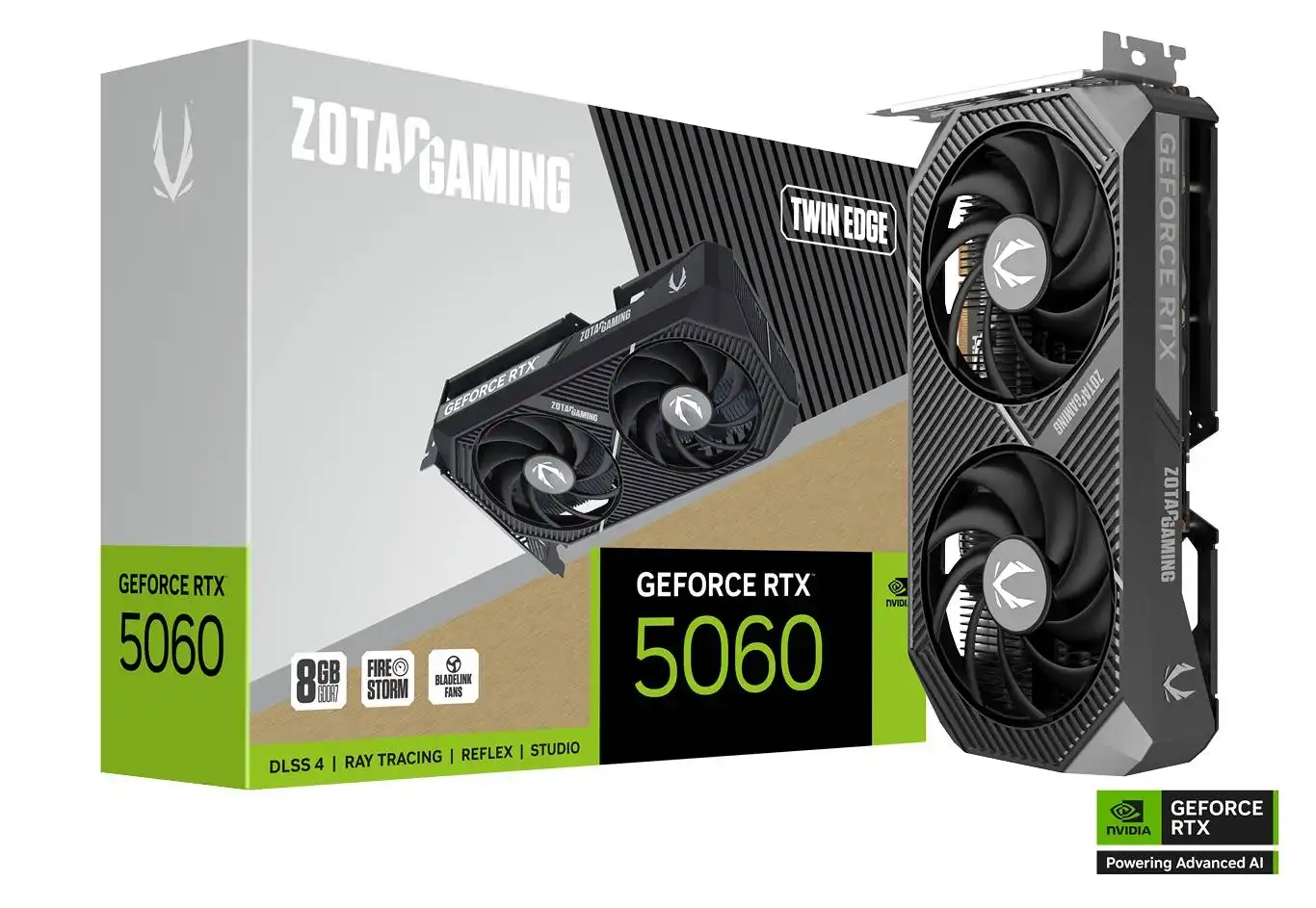 ZOTAC GAMING GeForce RTX 5060 8GB GDDR7 Twin Edge Graphics Card
