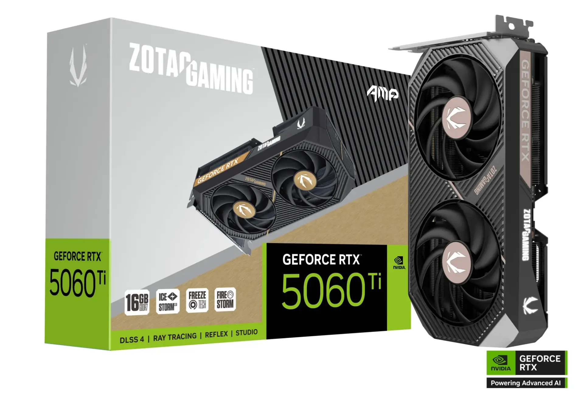 ZOTAC GAMING GeForce RTX 5060 Ti 16GB GDDR7 AMP Graphics Card