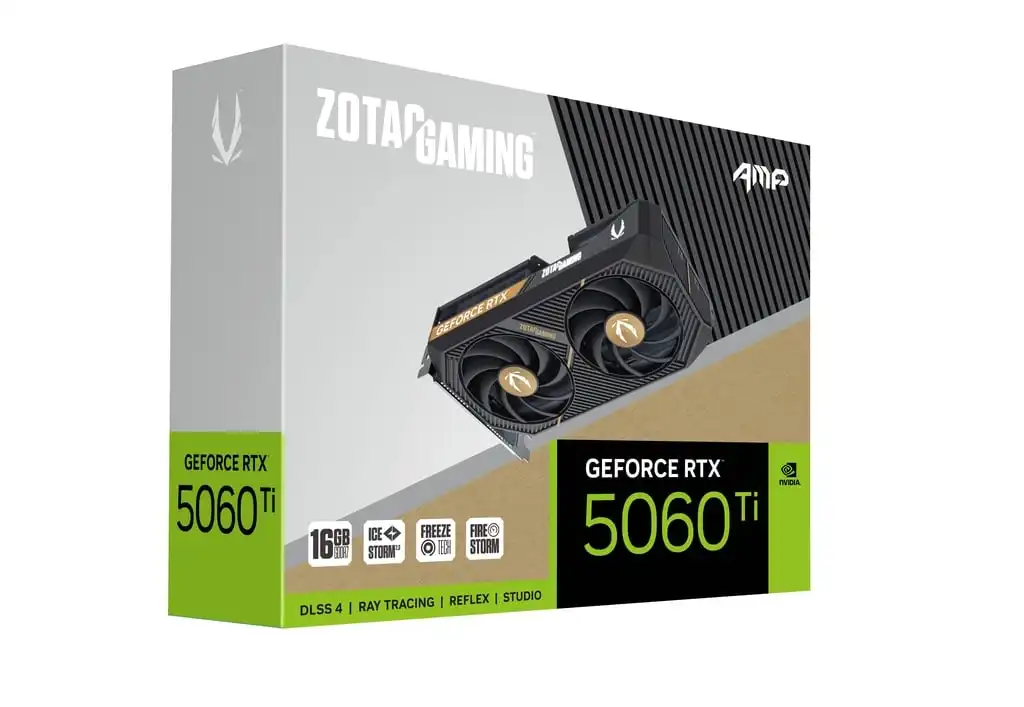 ZOTAC GAMING GeForce RTX 5060 Ti 16GB GDDR7 AMP Graphics Card 7