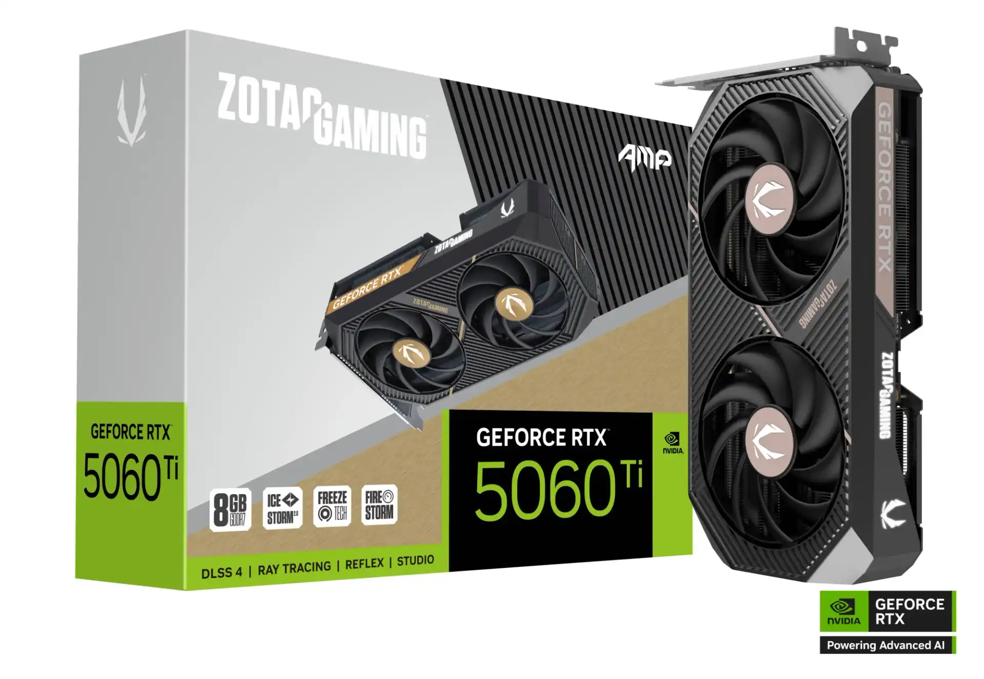 ZOTAC GAMING GeForce RTX 5060 Ti 8GB GDDR7 AMP Graphics Card