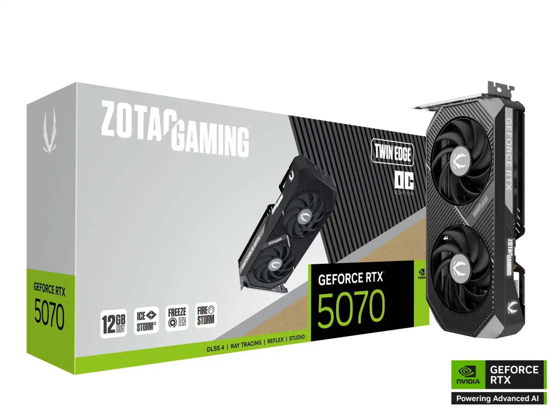 ZOTAC GAMING GeForce RTX 5070 12GB Twin Edge OC Graphics Card 1