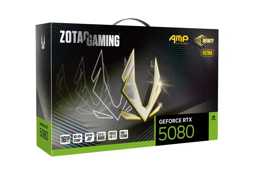 ZOTAC GAMING GeForce RTX 5080 16GB GDDR7 AMP Extreme INFINITY ULTRA Graphics Card 6