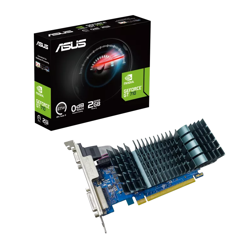 ASUS GeForce GT 710 2GB DDR3 EVO Graphics Card