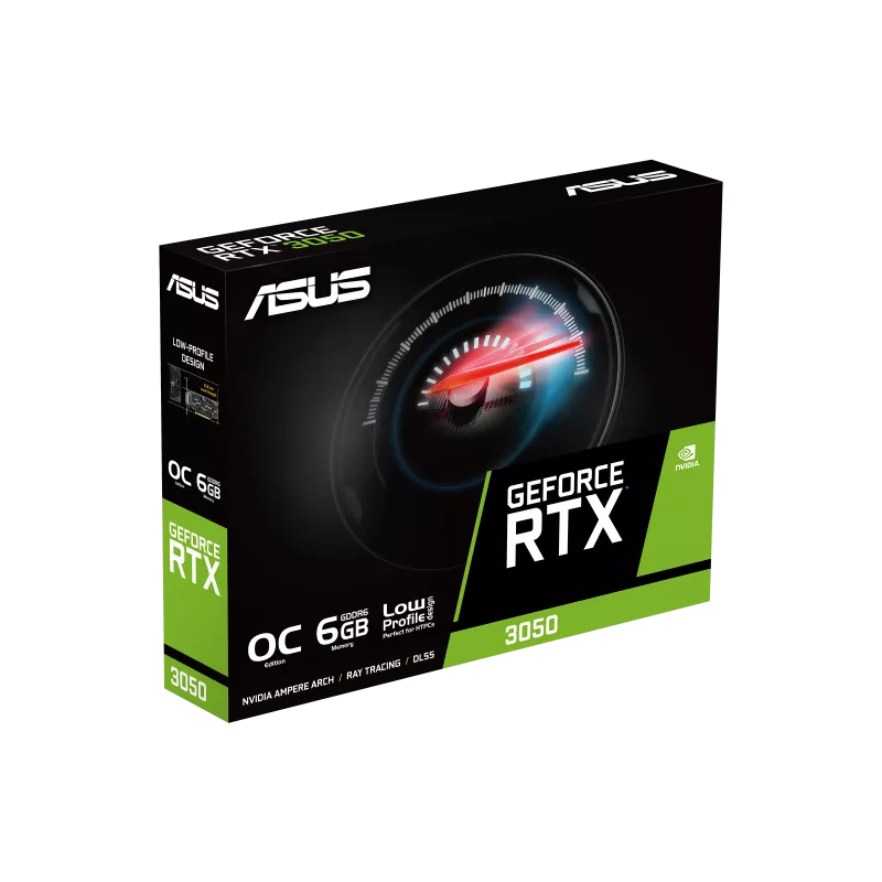 ASUS GeForce RTX 3050 LP BRK OC Edition 6GB GDDR6 Graphics Card 6