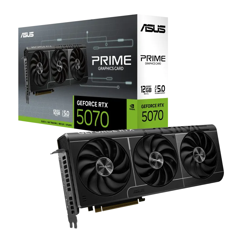 ASUS PRIME GeForce RTX 5070 12GB GDDR7 Graphics Card