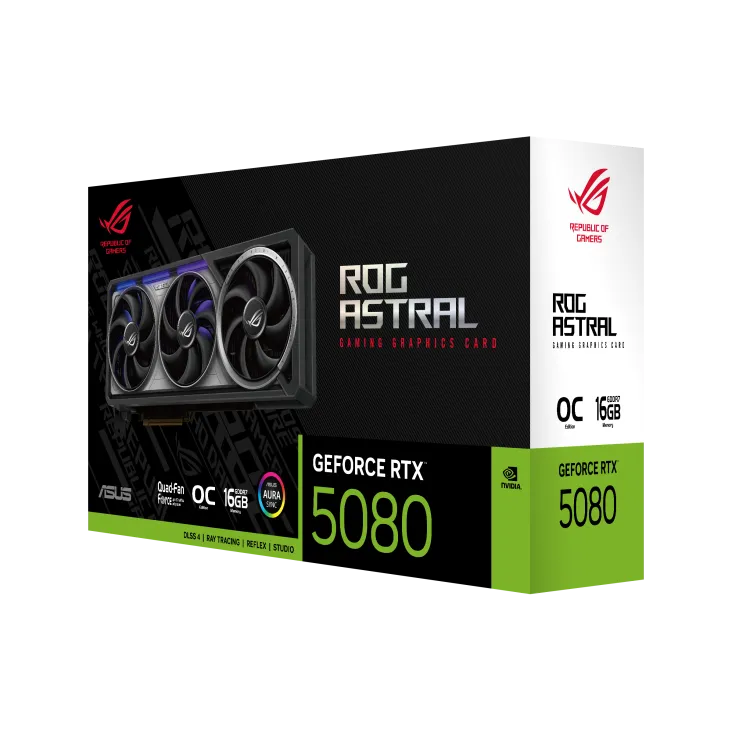 ASUS ROG Astral GeForce RTX 5080 16GB GDDR7 OC Edition Graphics Card 3