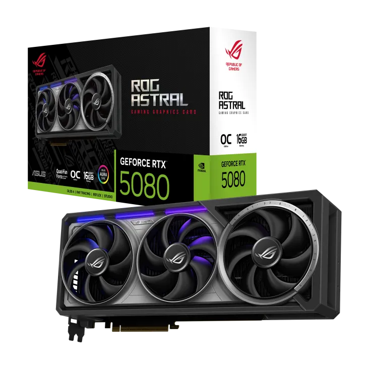 ASUS ROG Astral GeForce RTX 5080 16GB GDDR7 OC Edition Graphics Card