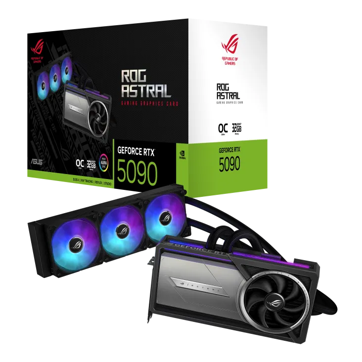 ASUS ROG Astral LC GeForce RTX 5090 32GB GDDR7 OC Edition Graphics Card 1