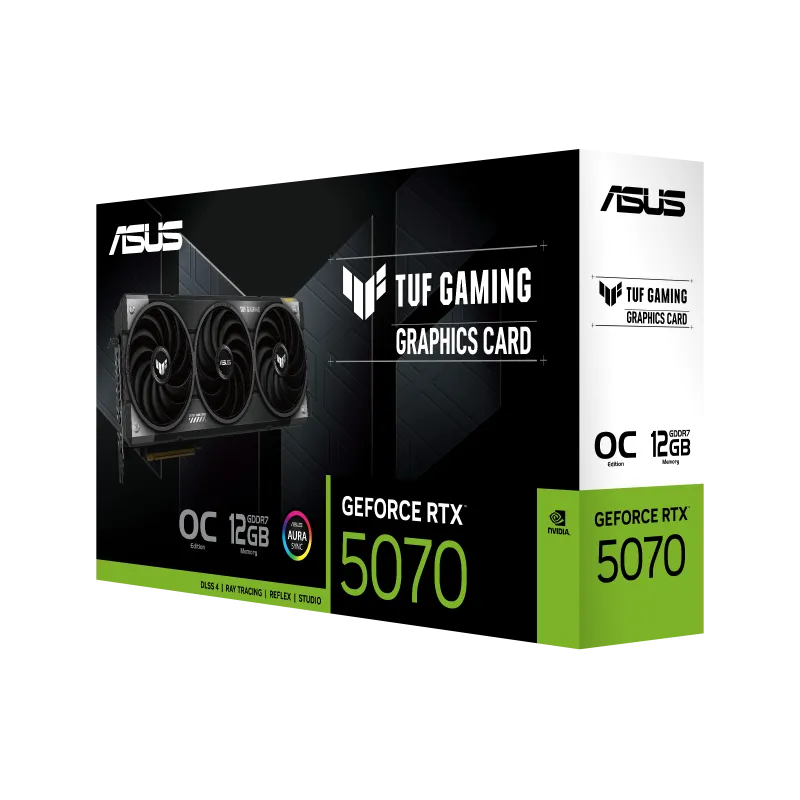 ASUS TUF Gaming GeForce RTX 5070 12GB GDDR7 OC Edition Graphics Card 7