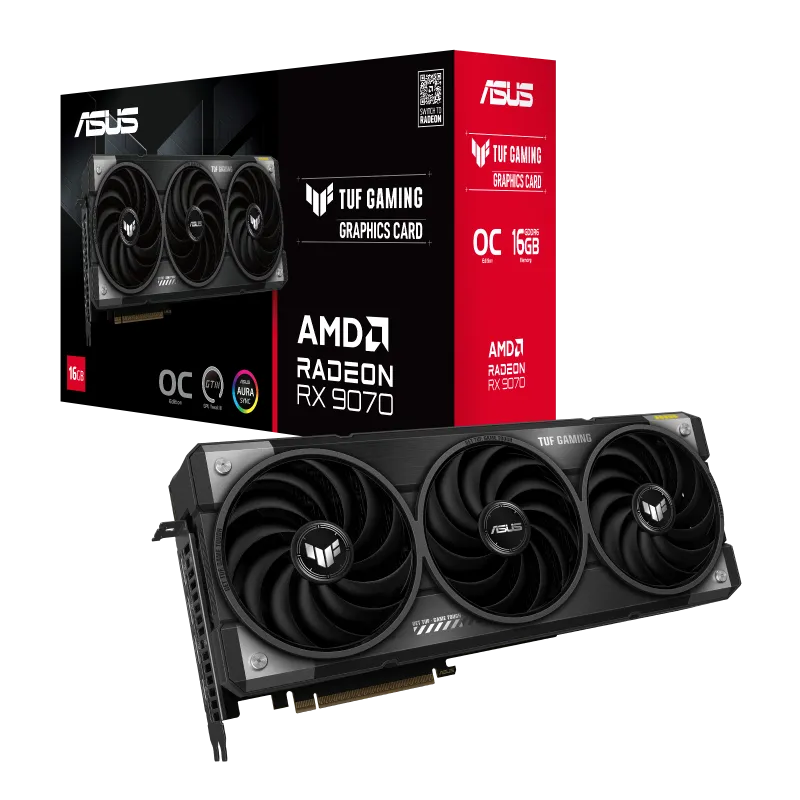 ASUS TUF Gaming Radeon RX 9070 OC Edition 16GB GDDR6 Graphics Card