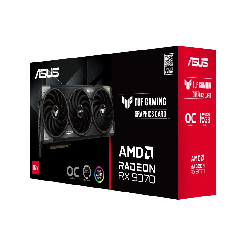 ASUS TUF Gaming Radeon RX 9070 OC Edition 16GB GDDR6 Graphics Card 6