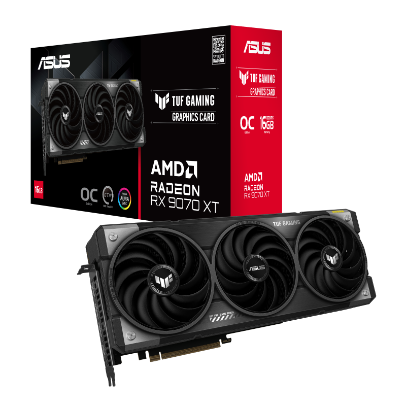 ASUS TUF Gaming Radeon RX 9070 XT OC Edition 16GB GDDR6 Graphics Card 1