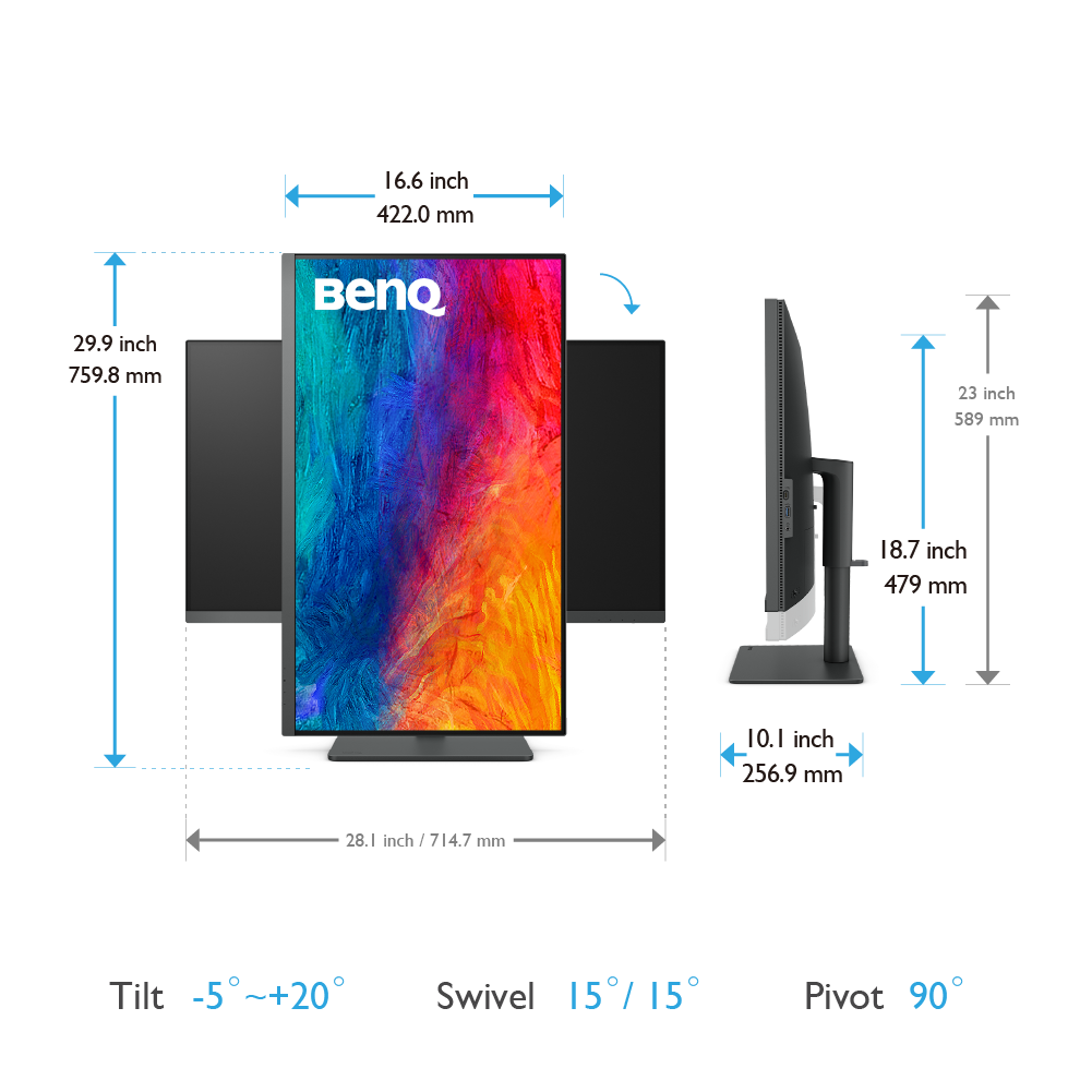 BenQ PD3205U 31.5" 4K IPS Designer Monitor 7