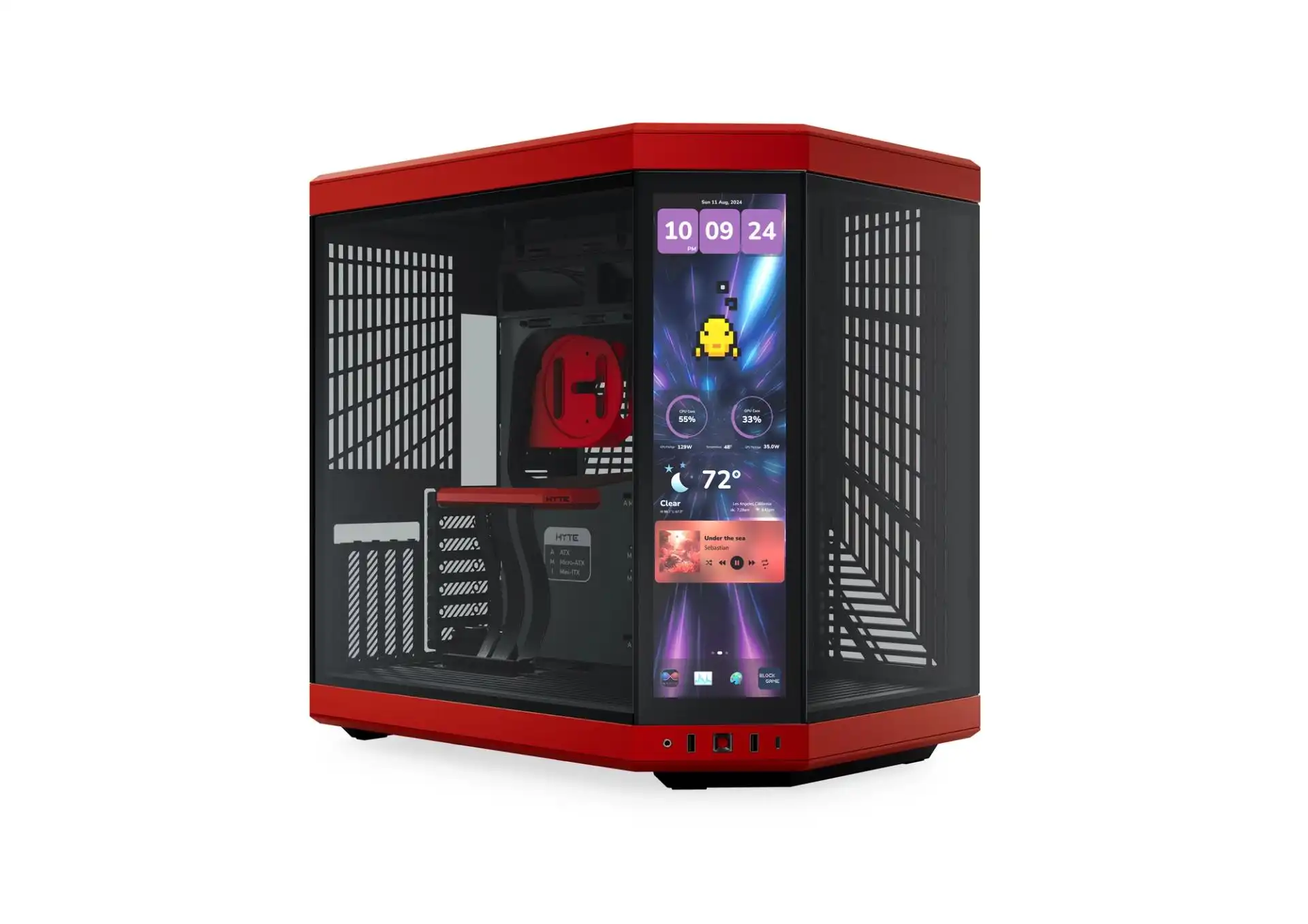 HYTE Y70 Black Cherry Touch Infinite Computer Case 2