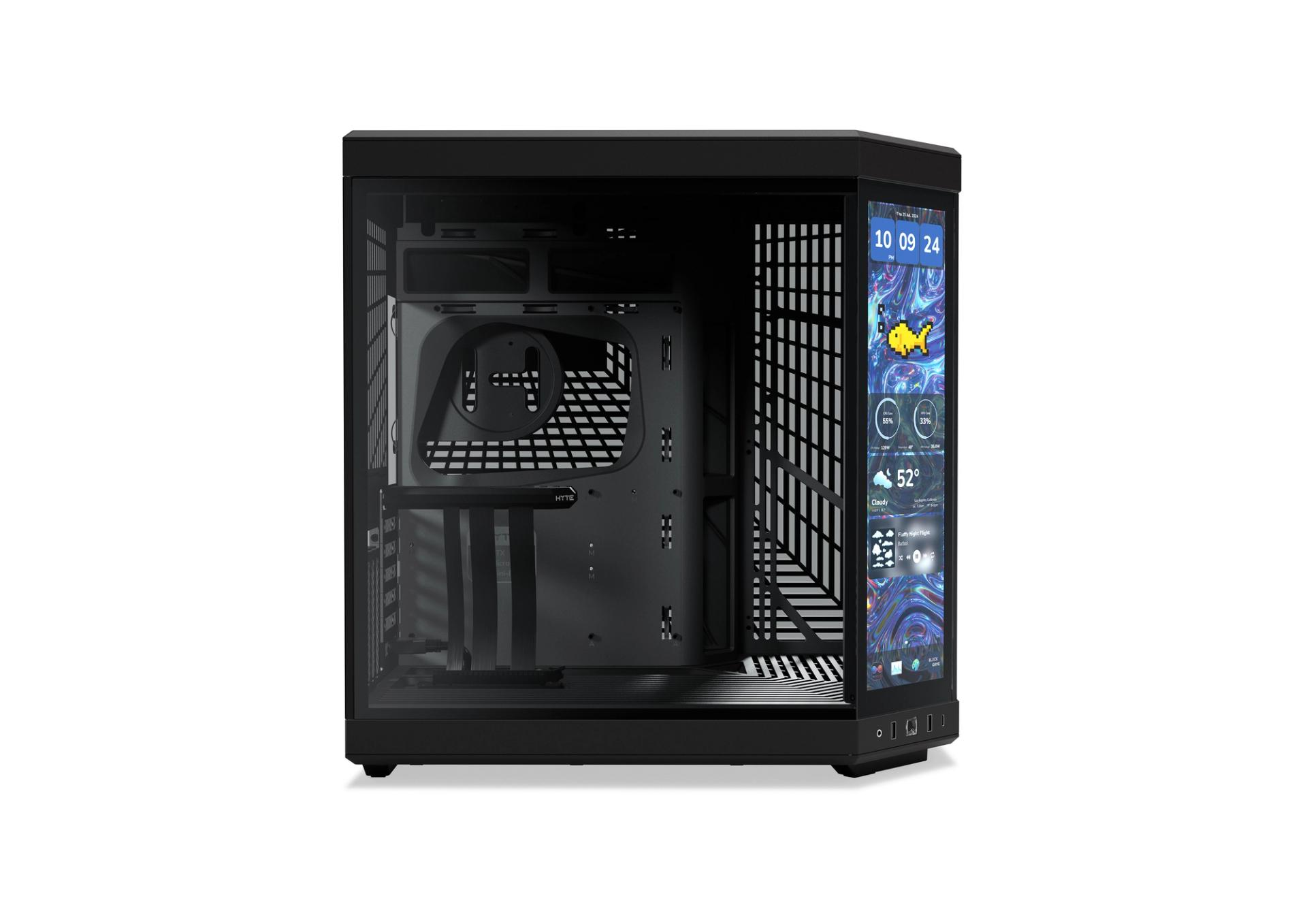 HYTE Y70 Pitch Black Touch Infinite Computer Case