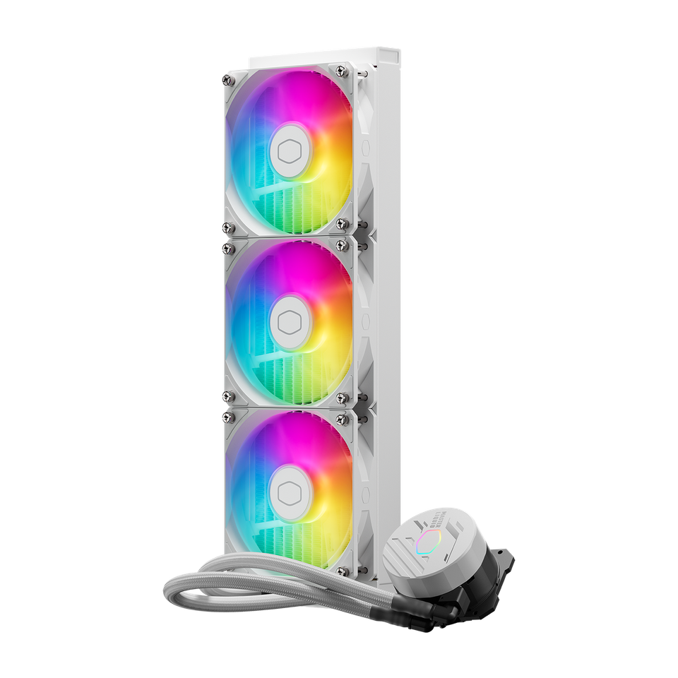 Cooler Master MasterLiquid 360L Core - White 360mm Liquid Cooler 2
