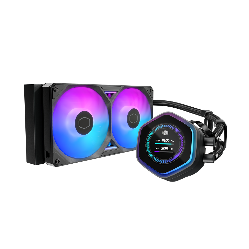 Cooler Master MasterLiquid Atmos II LCD 240mm Black Liquid Cooler