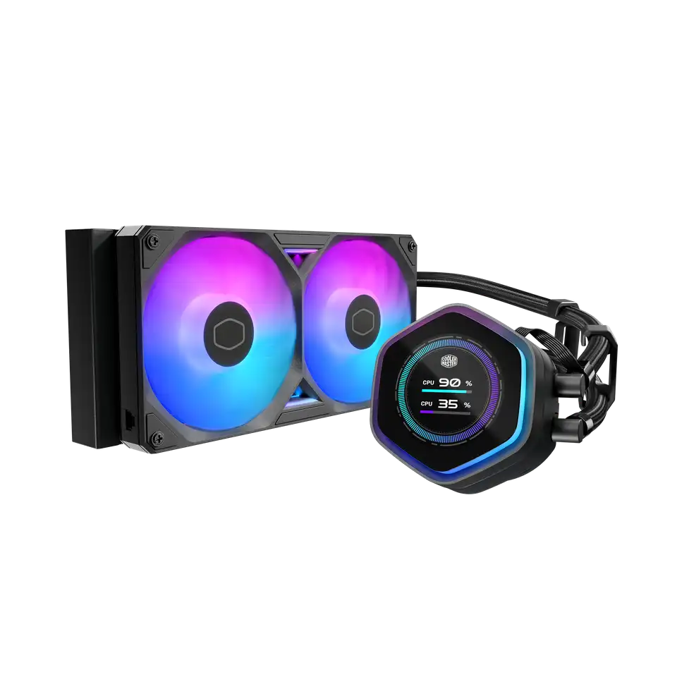 Cooler Master MasterLiquid Atmos II LCD 240mm Black Liquid Cooler