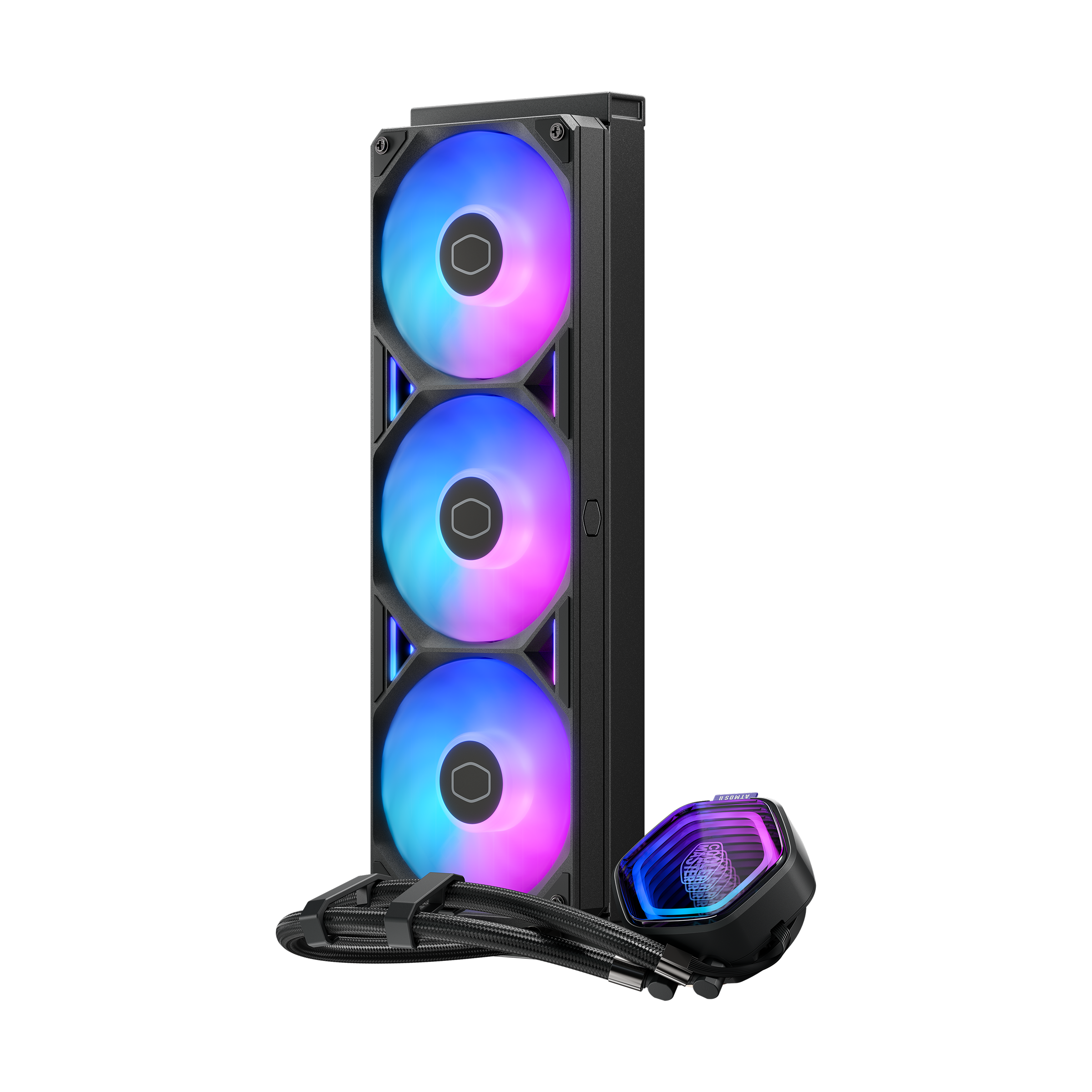 Cooler Master MasterLiquid Atmos II LCD 360mm Black Liquid Cooler 2