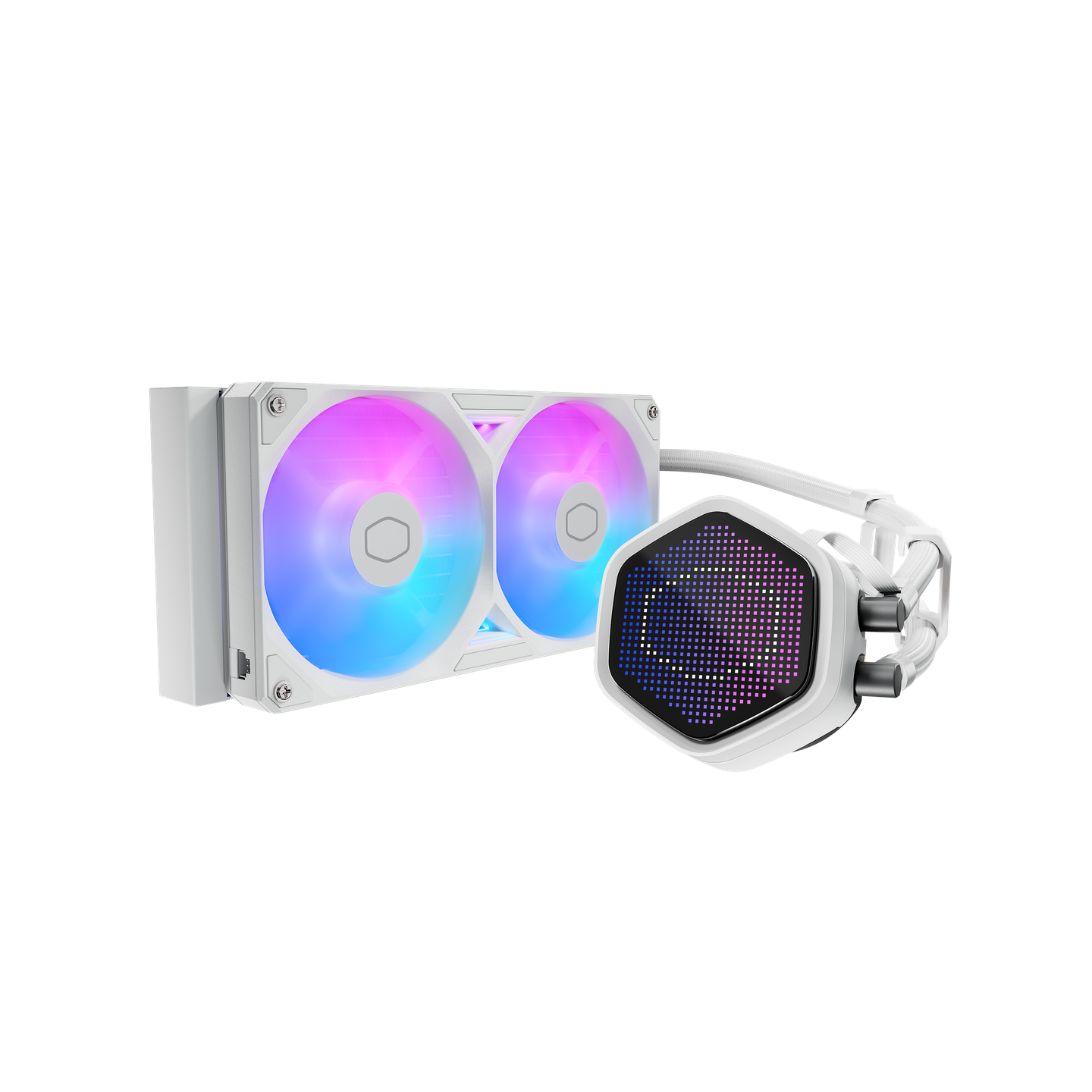 Cooler Master MasterLiquid Atmos II Pixel LED 240mm White Liquid Cooler