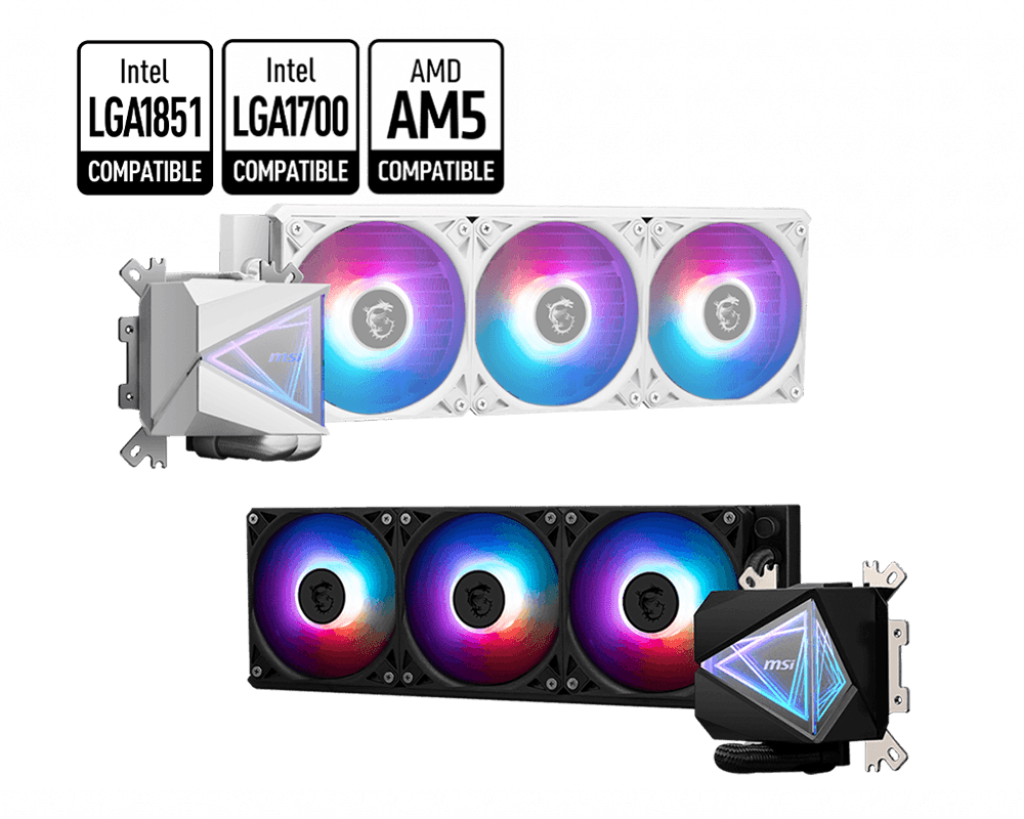 MSI MAG CORELIQUID I360 Liquid Cooler - White