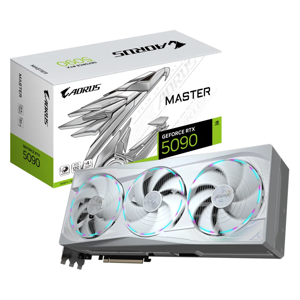 GIGABYTE AORUS GeForce RTX 5090 32GB GDDR7 MASTER Graphics Card