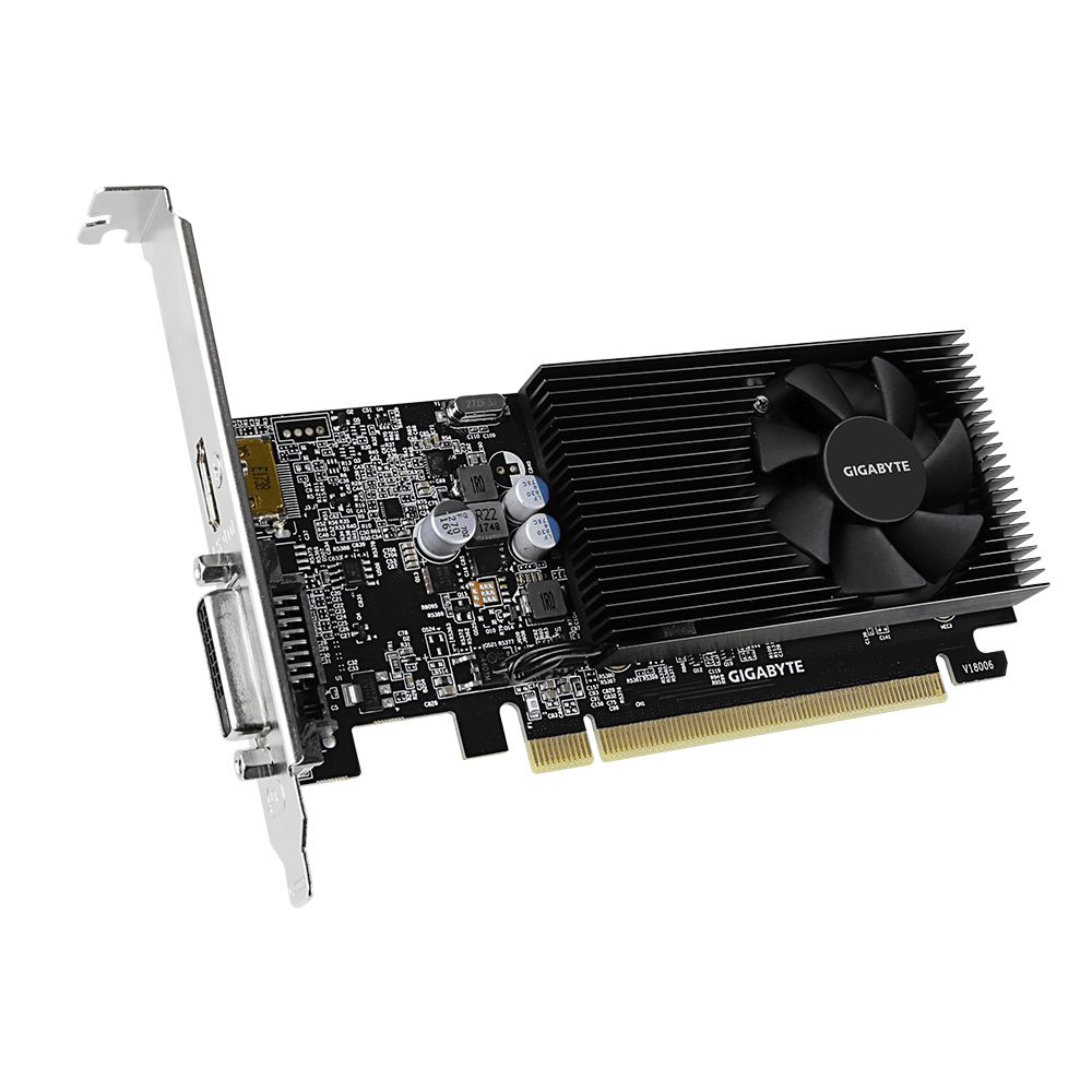 GIGABYTE GeForce GT 1030 2GB DDR4 Low Profile Graphics Card 3