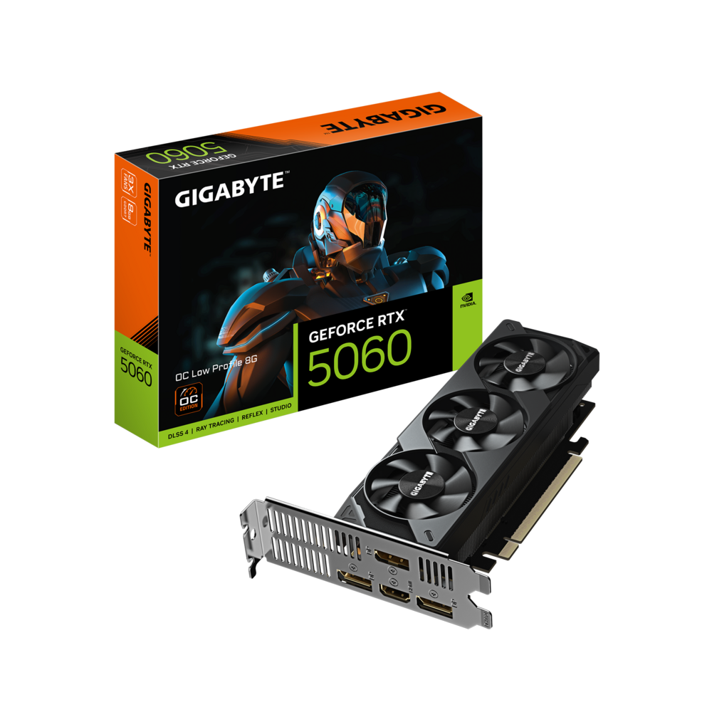 GIGABYTE GeForce RTX 5060 8GB GDDR7 OC Low Profile Graphics Card