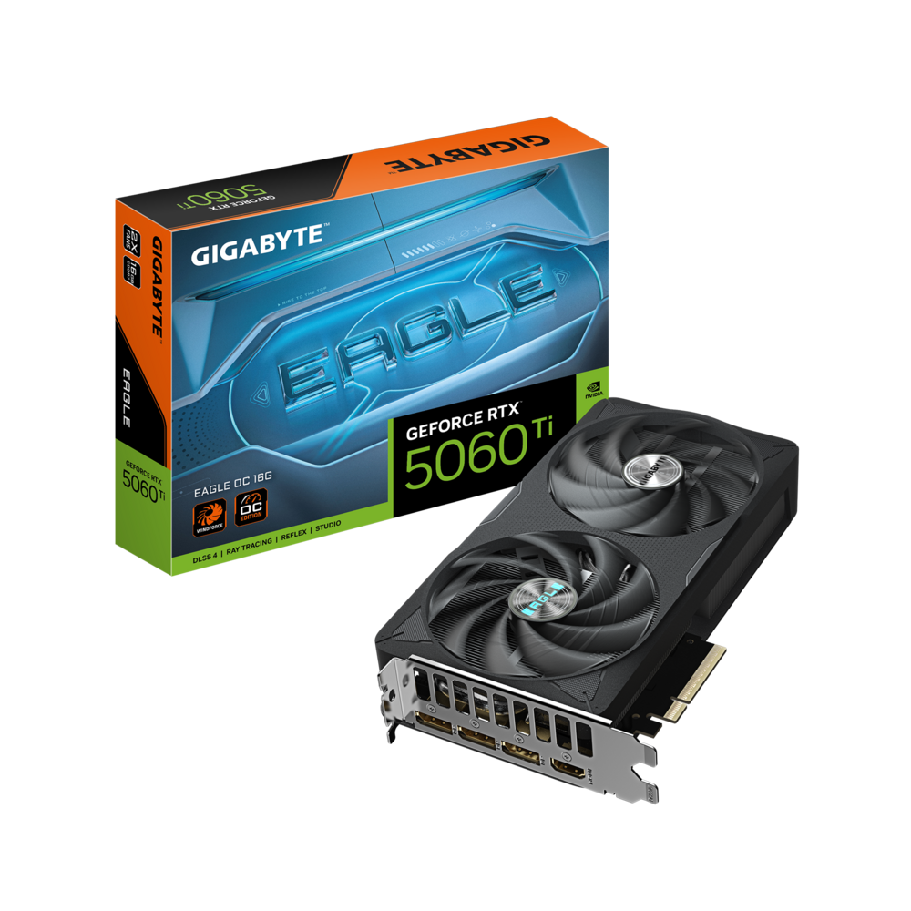 GIGABYTE GeForce RTX 5060 Ti 16GB GDDR7 EAGLE OC Graphics Card