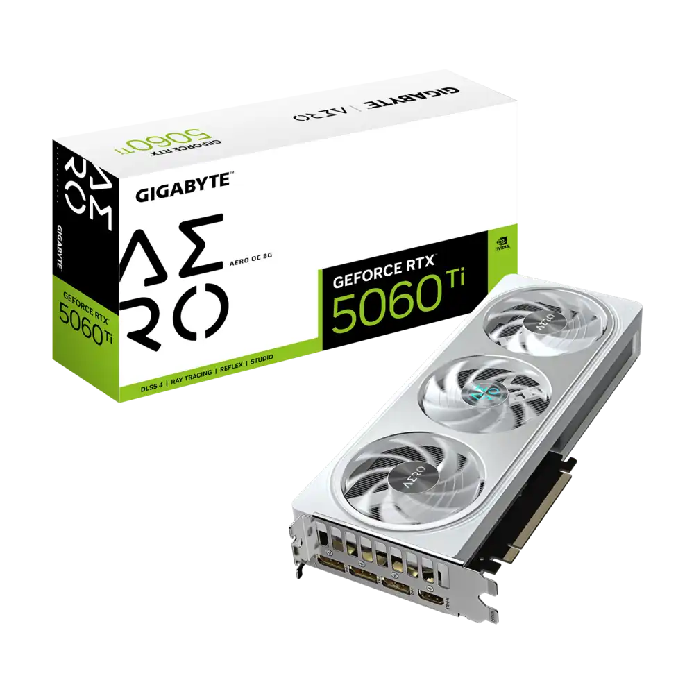 GIGABYTE GeForce RTX 5060 Ti 8GB GDDR7 AERO OC Graphics Card 1