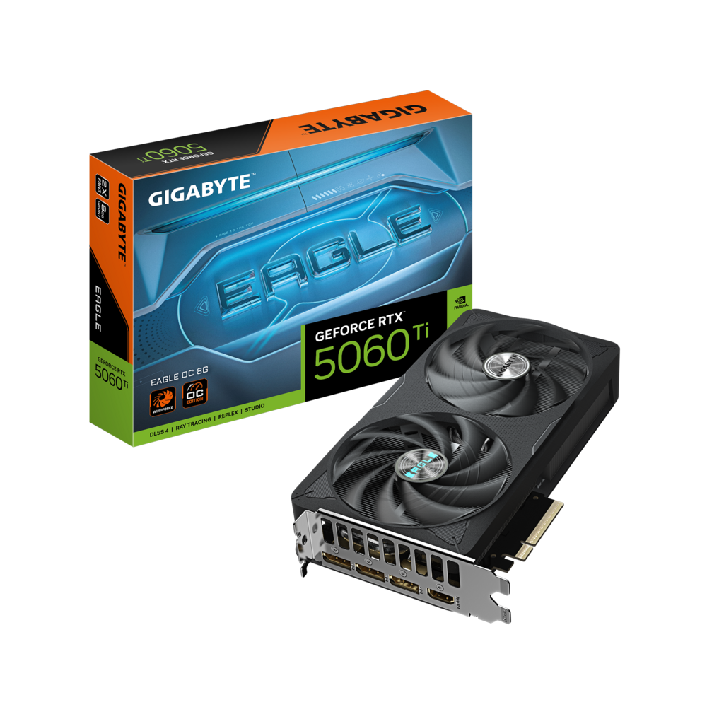 GIGABYTE GeForce RTX 5060 Ti 8GB GDDR7 EAGLE OC Graphics Card