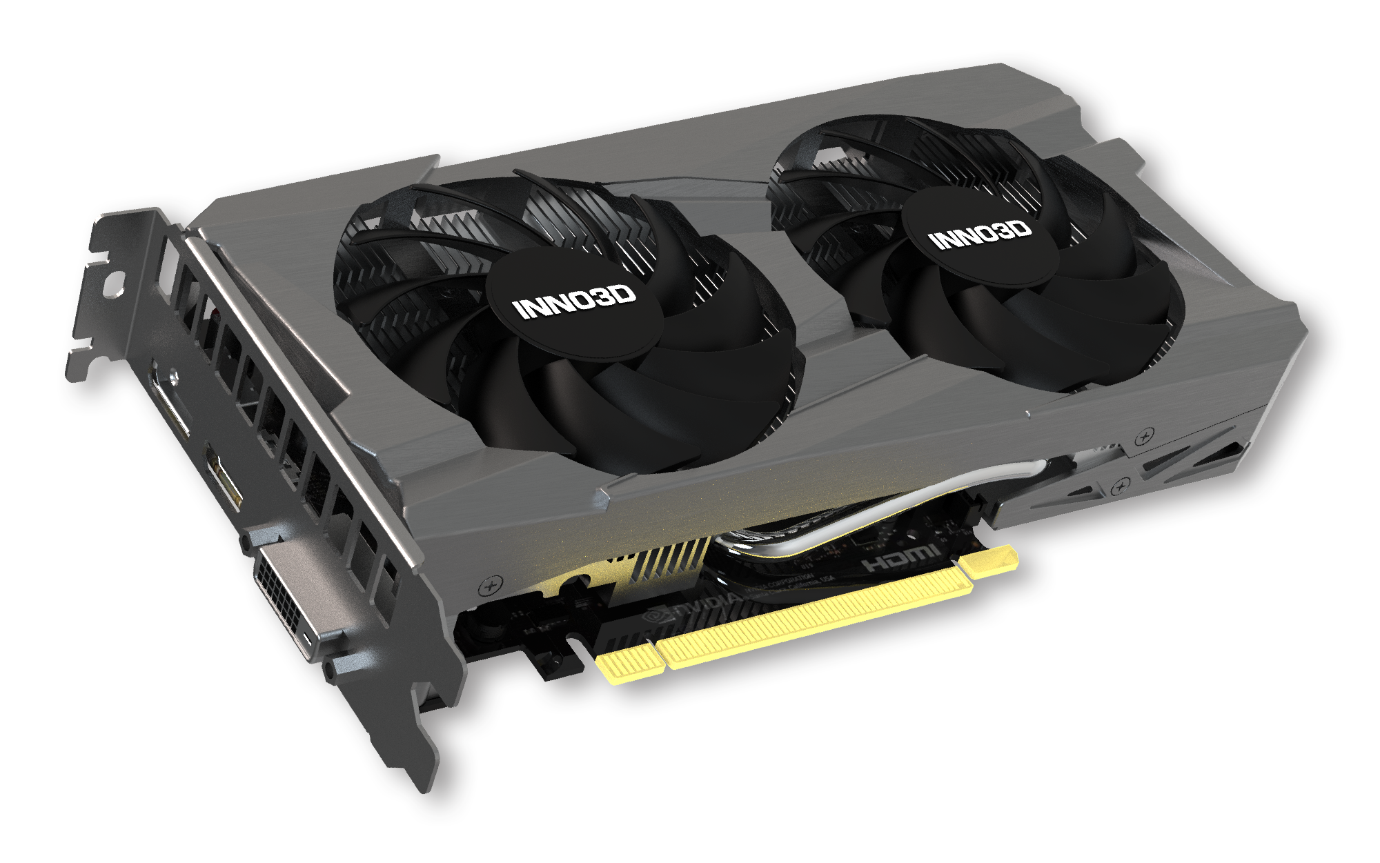 INNO3D GeForce RTX 3050 8GB GDDR6 Twin X2 Graphics Card 2
