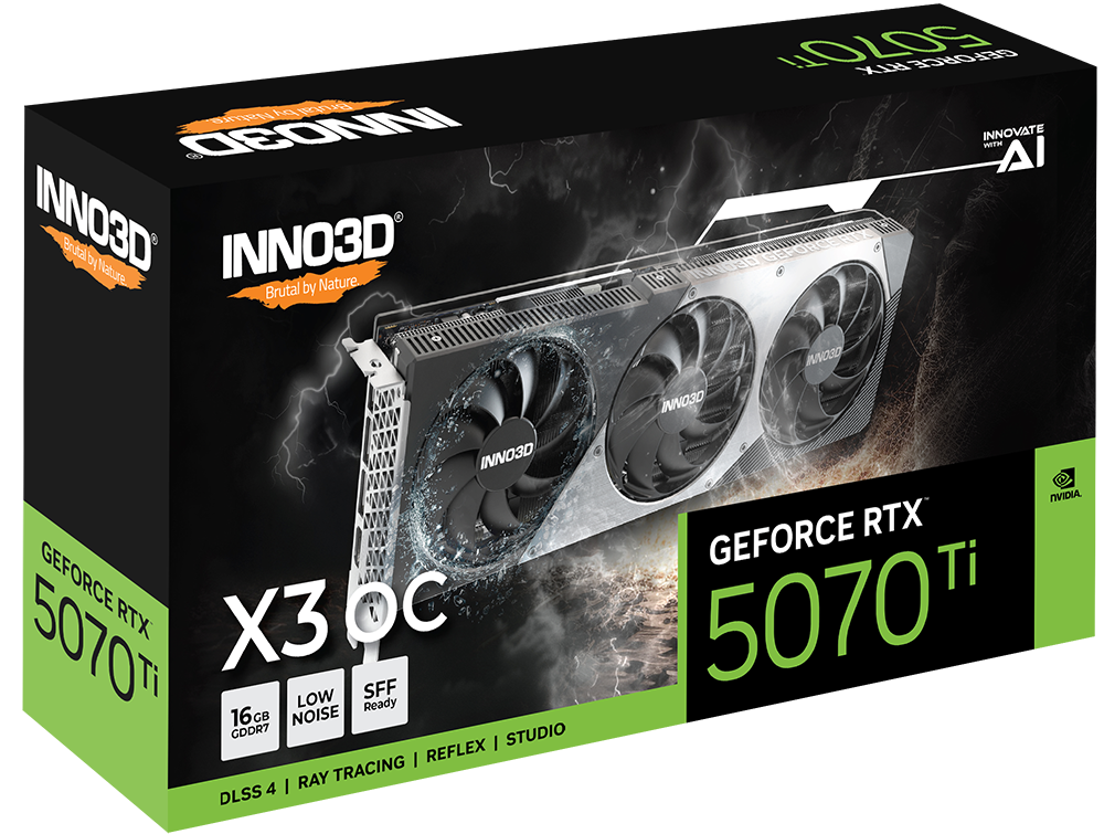 INNO3D GeForce RTX 5070 Ti 16GB GDDR7 X3 OC Graphics Card 3