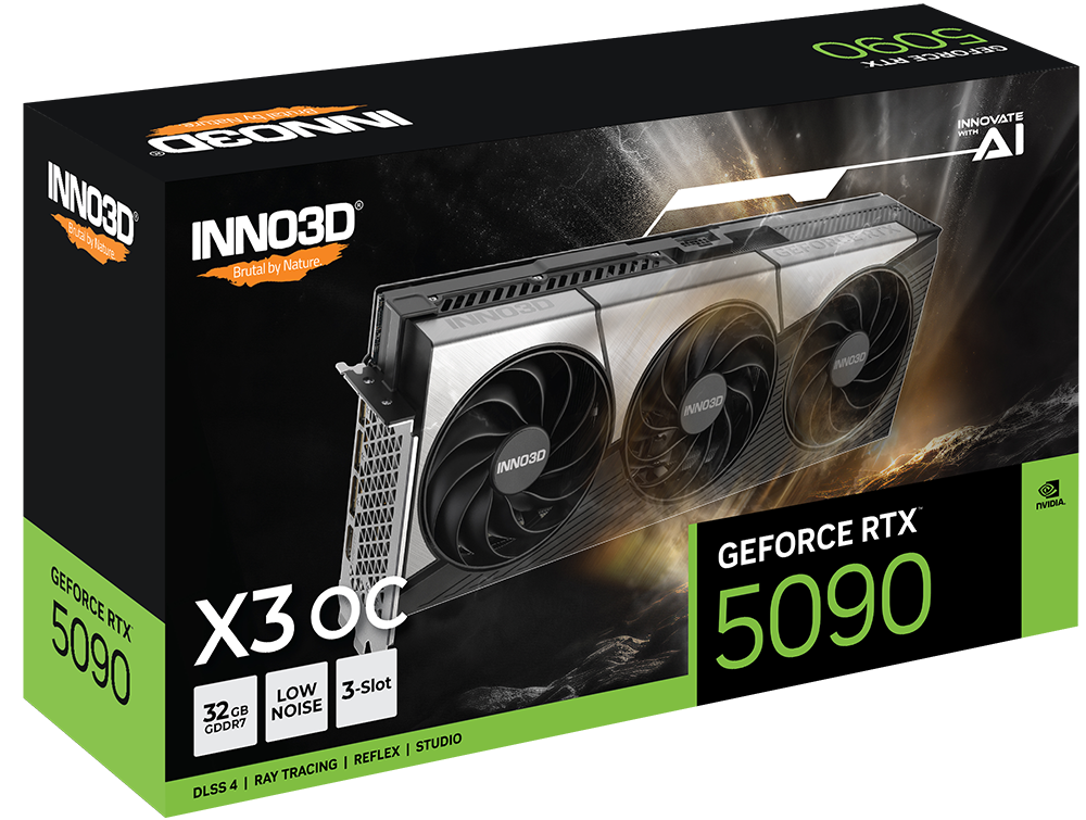 INNO3D GeForce RTX 5090 32GB GDDR7 X3 OC Graphics Card 3